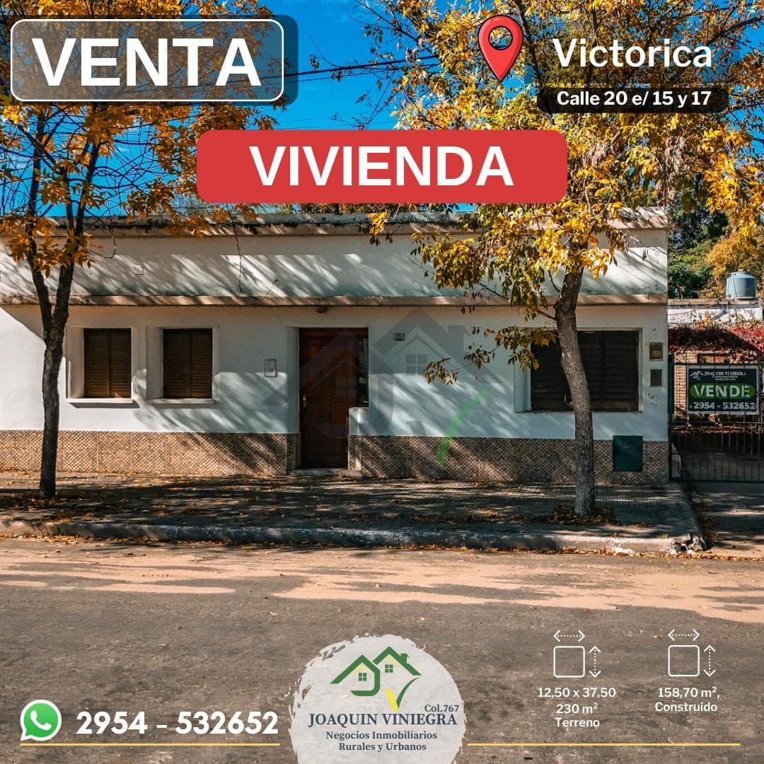 House + Apartment for Sale in Victorica | Excellent Central Location and Rental Potential