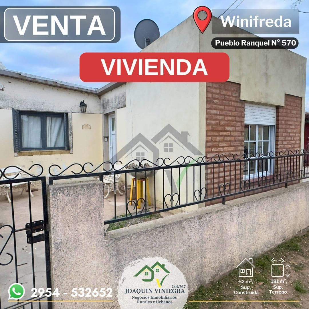 House for Sale, 2 Bedrooms - Winifreda
