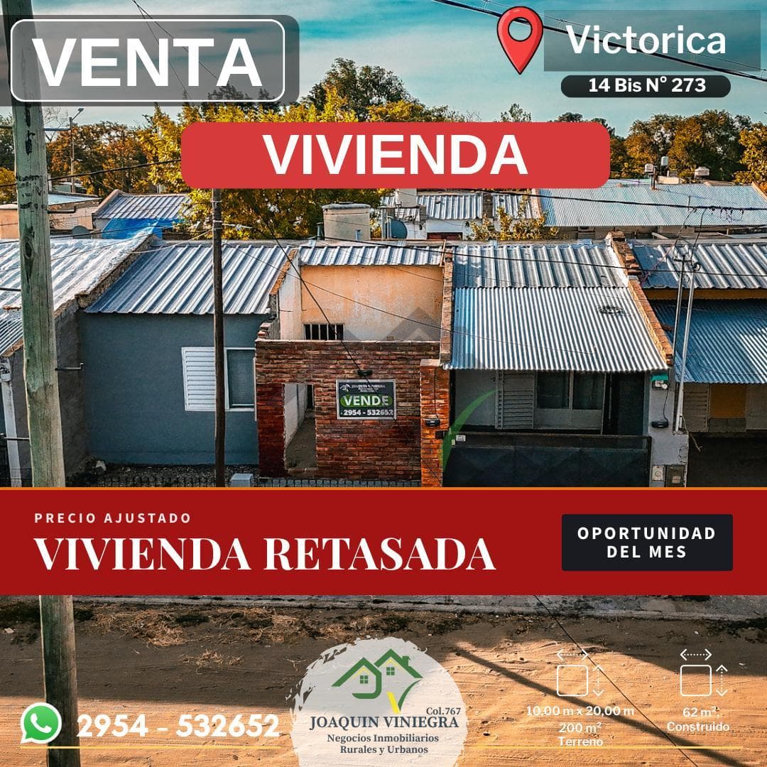 HOME for Sale in Victorica - Above an Alleyway