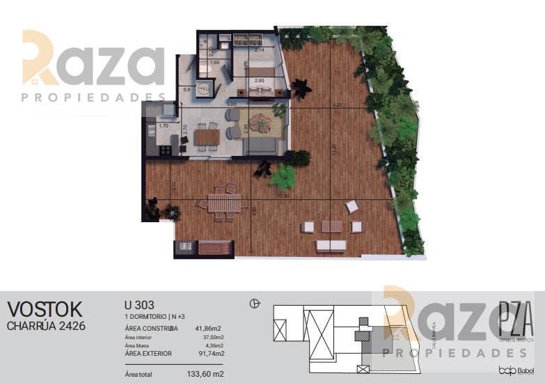 1-Bedroom Apartment for Sale in Pocitos