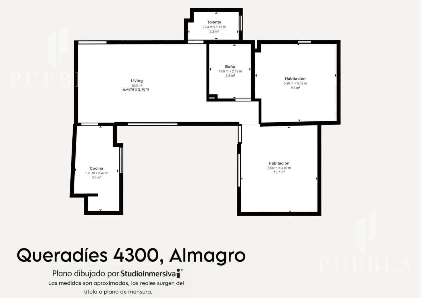 IMPECCABLE 3-ROOM APARTMENT, READY TO MOVE IN – ALMAGRO.