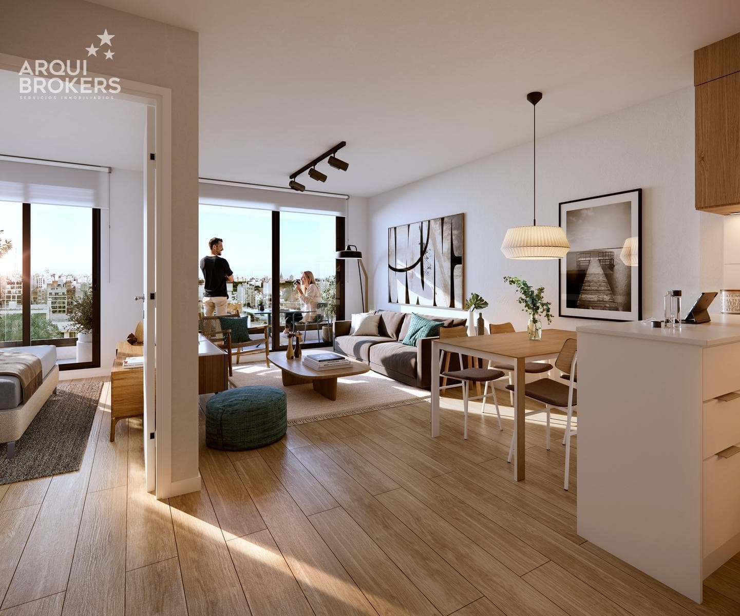 One-bedroom apartment with a patio for sale in Cordón Sur - 110