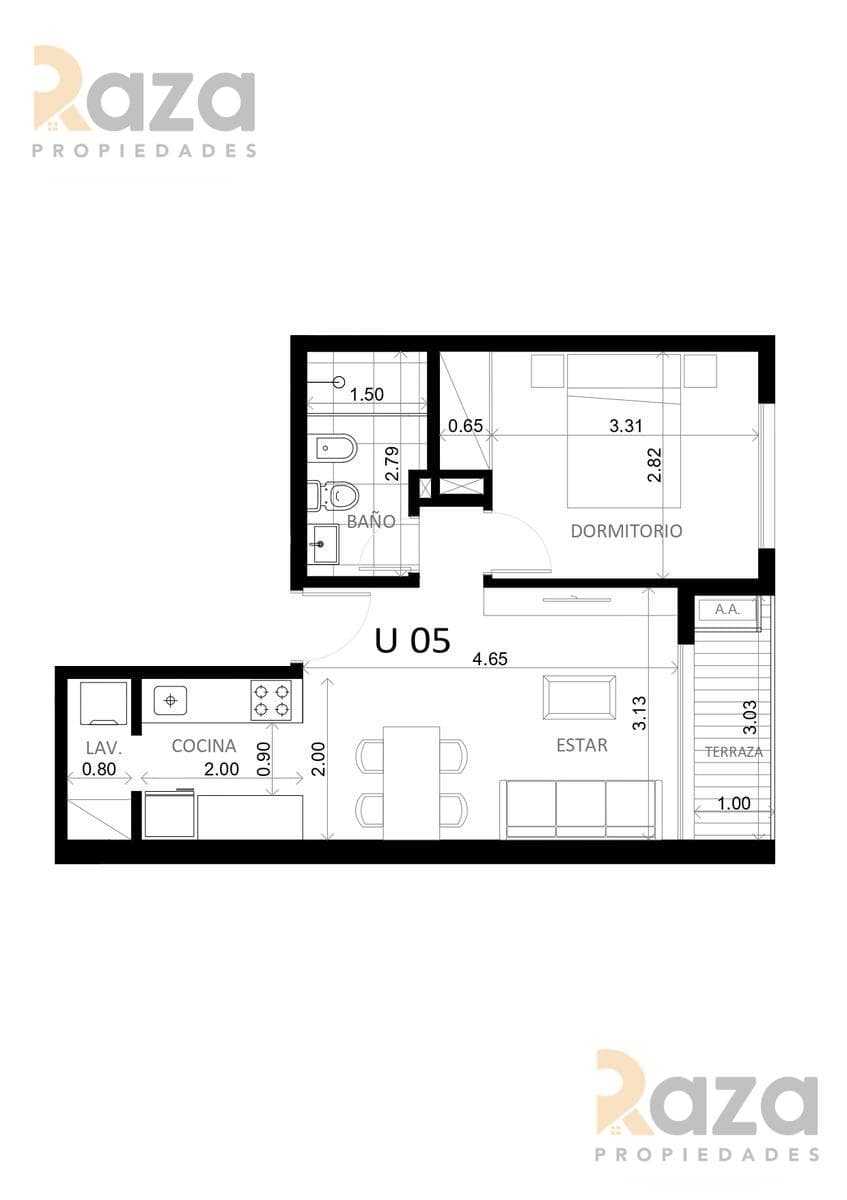 1-Bedroom Apartment in Cordón