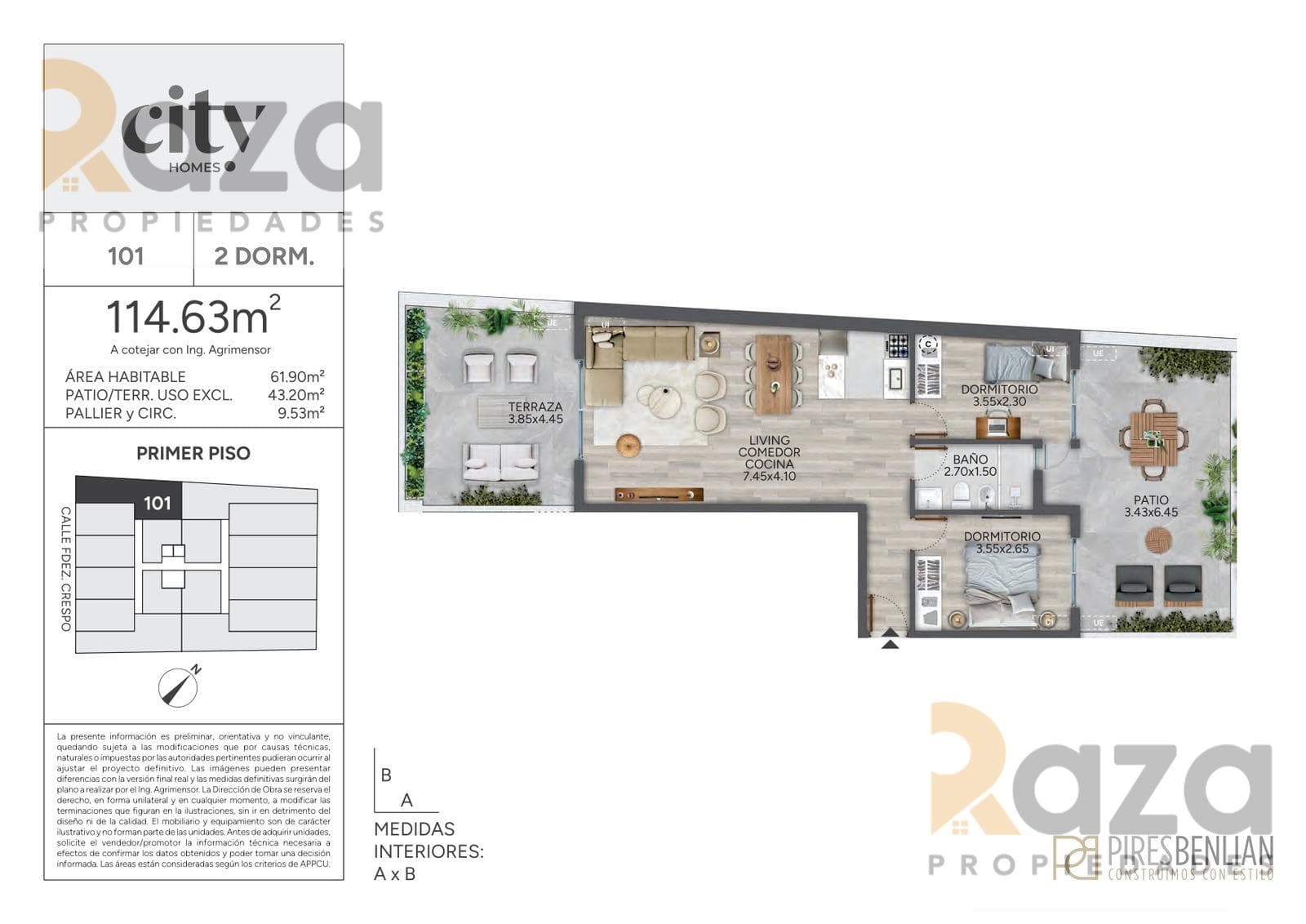 2-Bedroom Apartment for Sale in Cordón