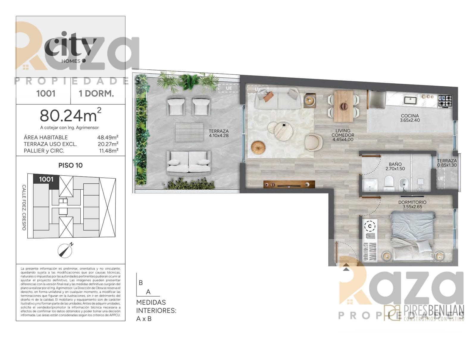 1-Bedroom Apartment for Sale in Cordón