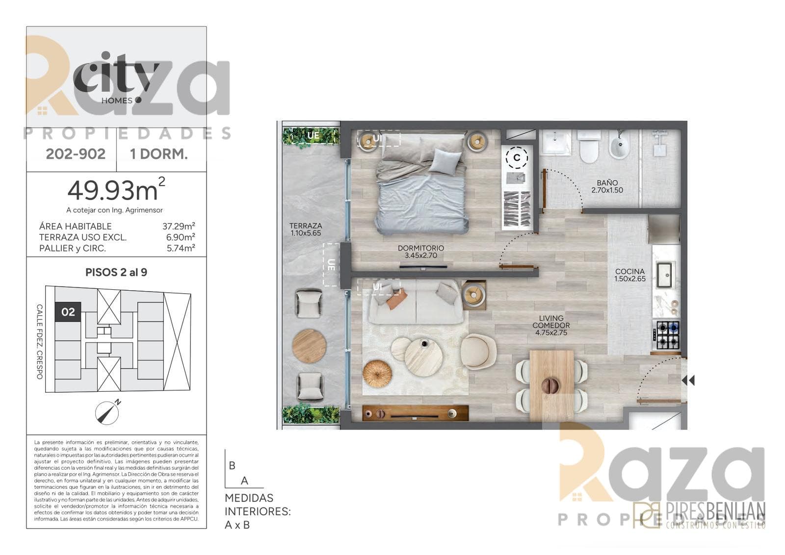 1-Bedroom Apartment for Sale in Cordón