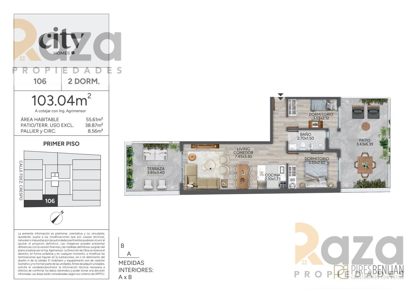 2-Bedroom Apartment for Sale in Cordón