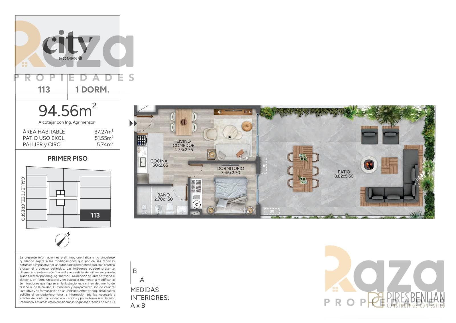 1-Bedroom Apartment for Sale in Cordón