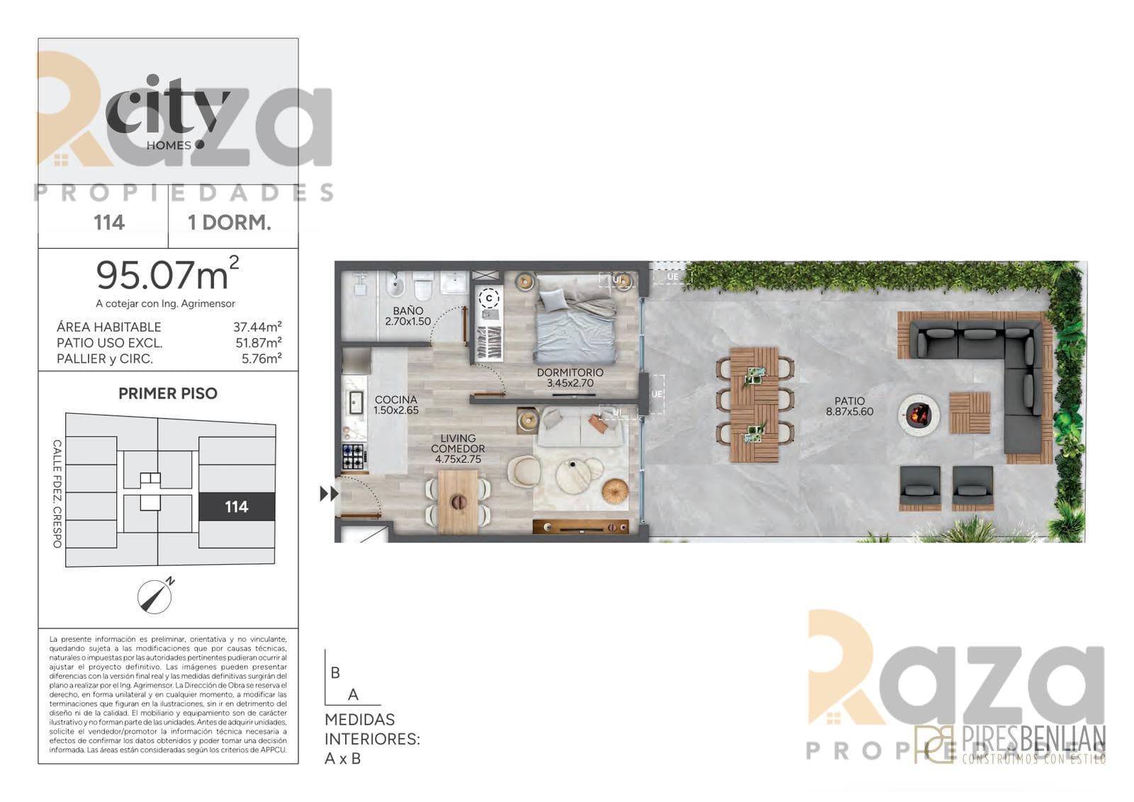 1-Bedroom Apartment for Sale in Cordón