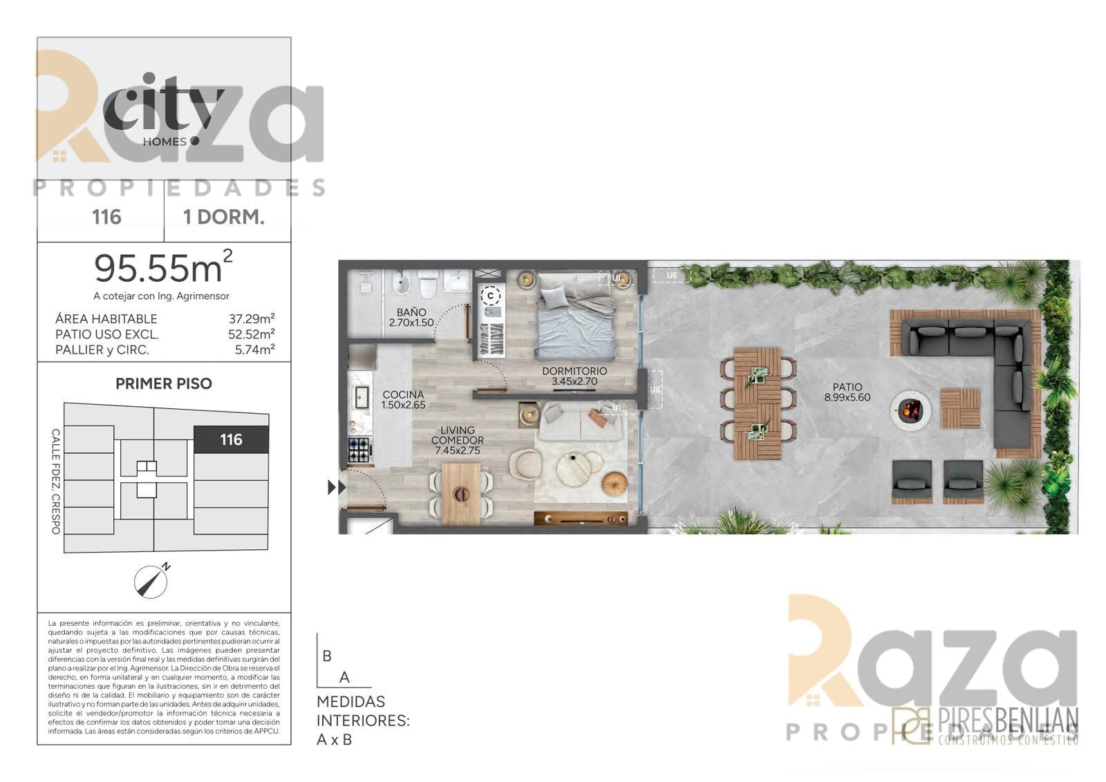 1-Bedroom Apartment for Sale in Cordón