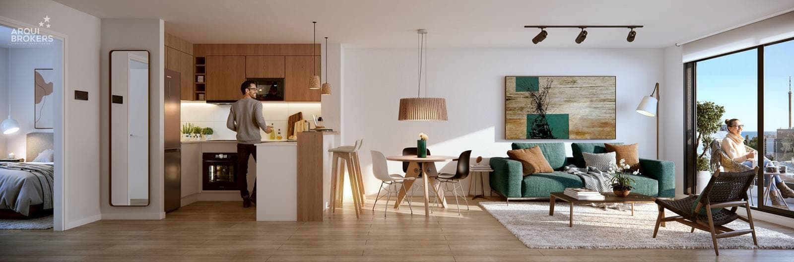 Two-bedroom apartment for sale in Cordón Sur - 309