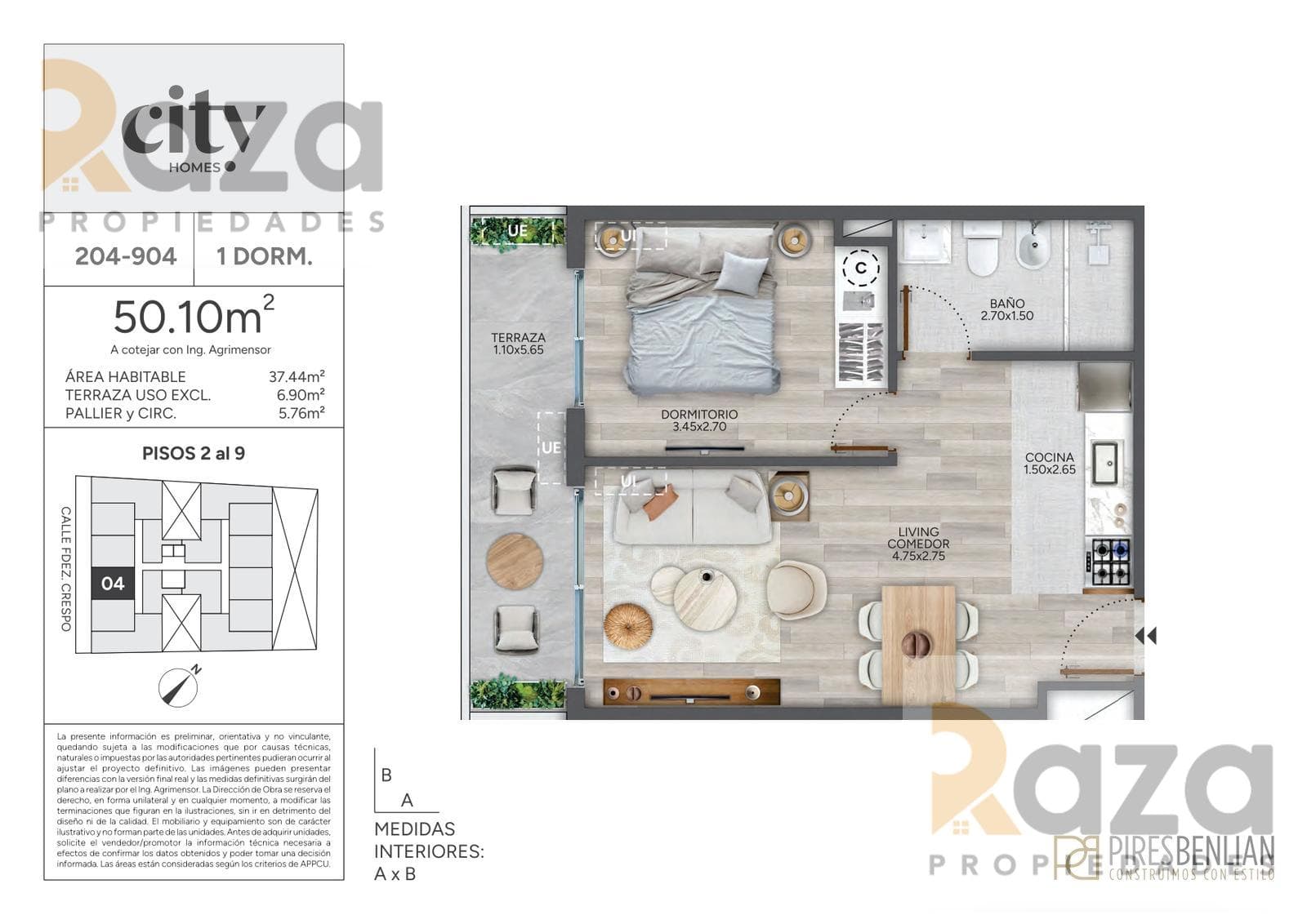 1-Bedroom Apartment for Sale in Cordón