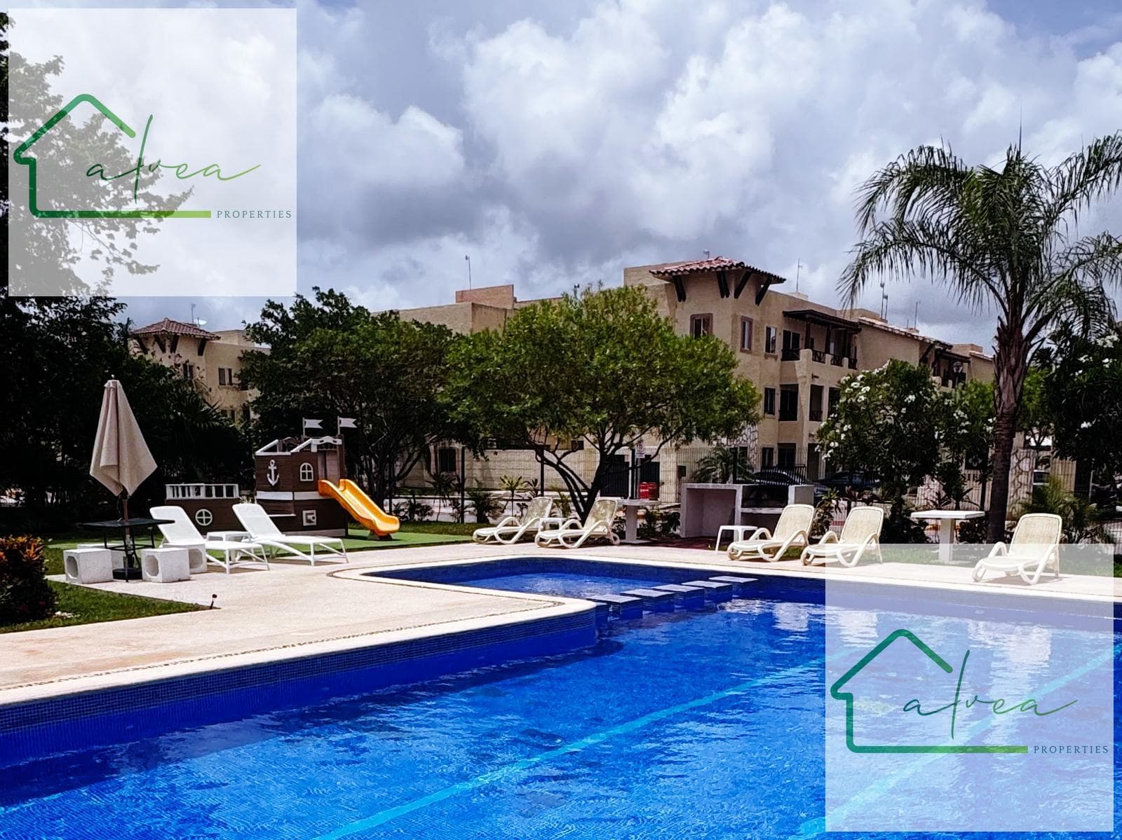 Furnished Apartment for Long-Term Rent in Real Amalfi, Playa del Carmen