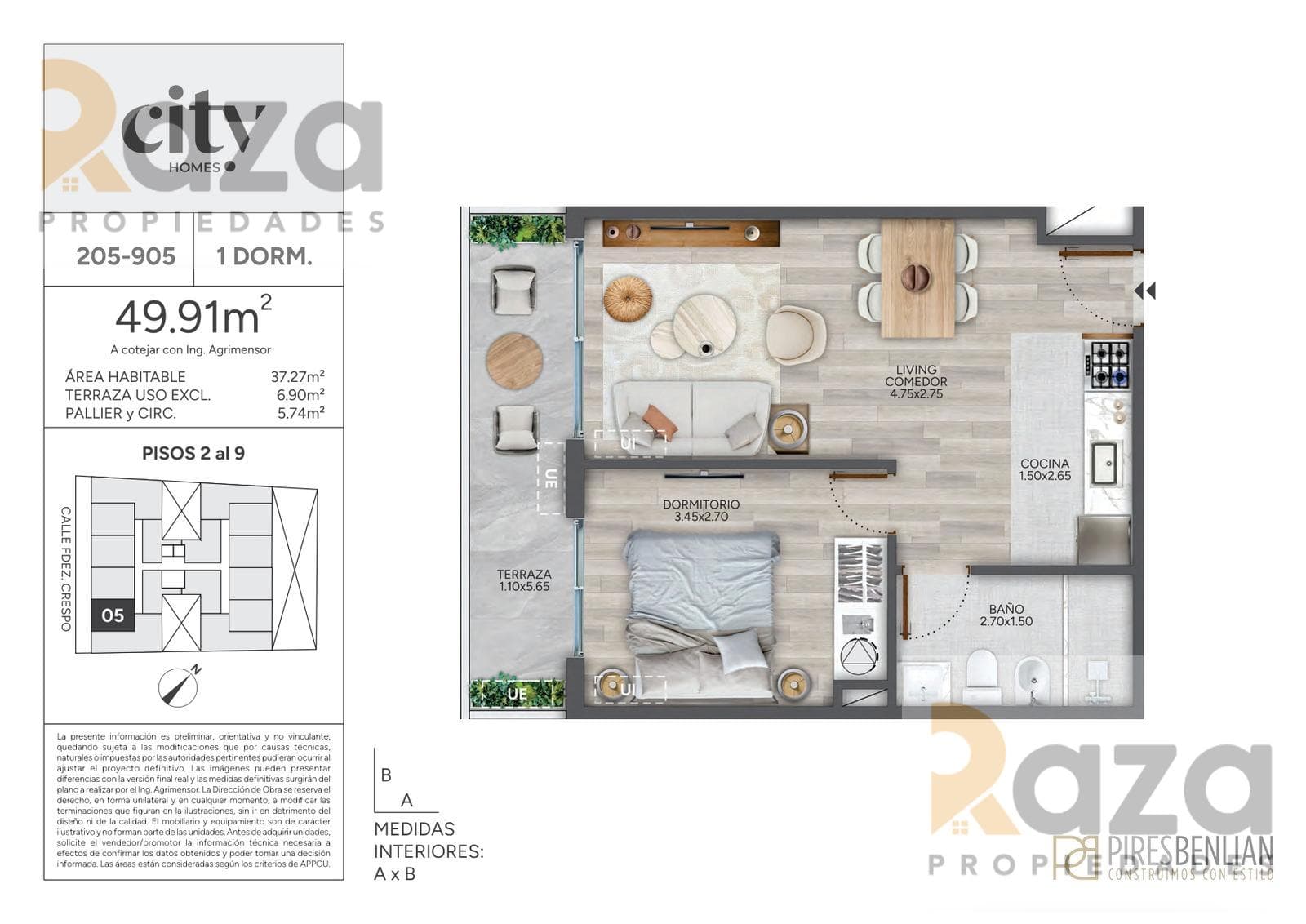 1-Bedroom Apartment for Sale in Cordón