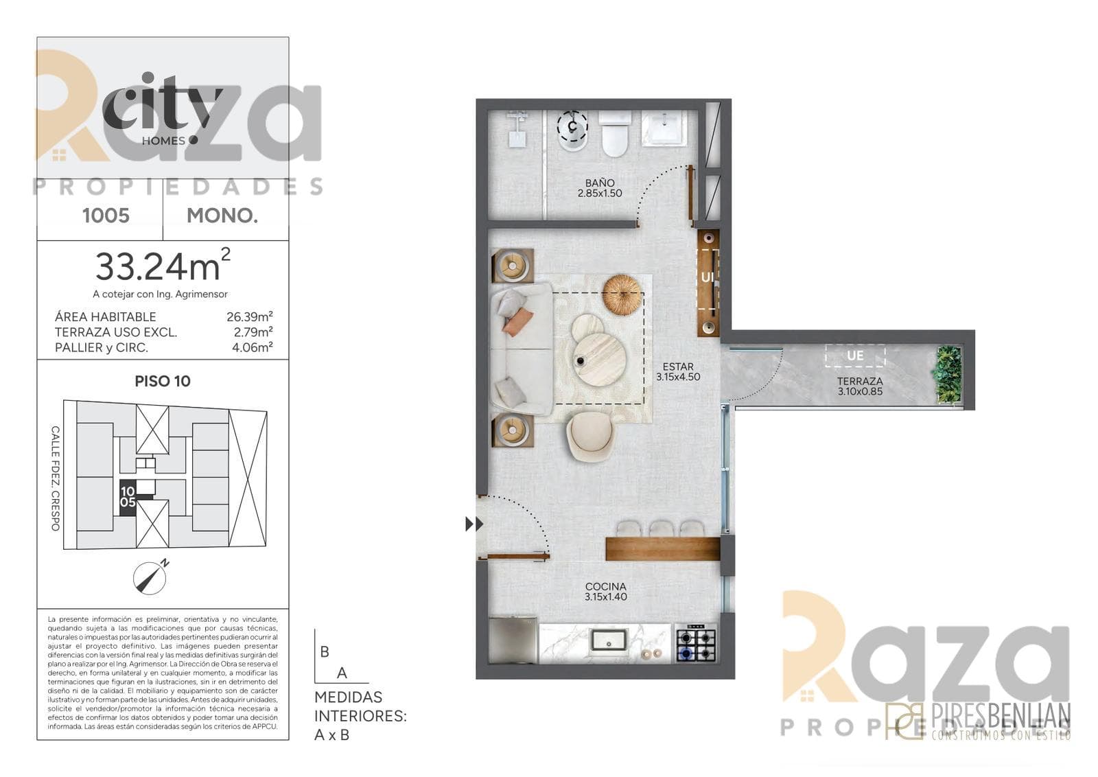 Studio Apartment for Sale in Cordón