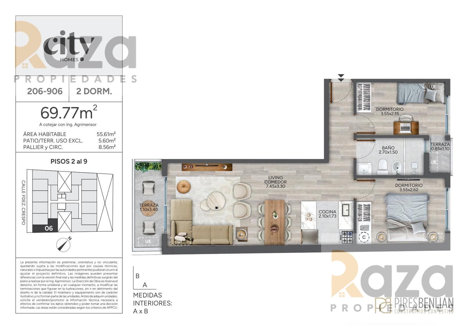 2-Bedroom Apartment for Sale in Cordón
