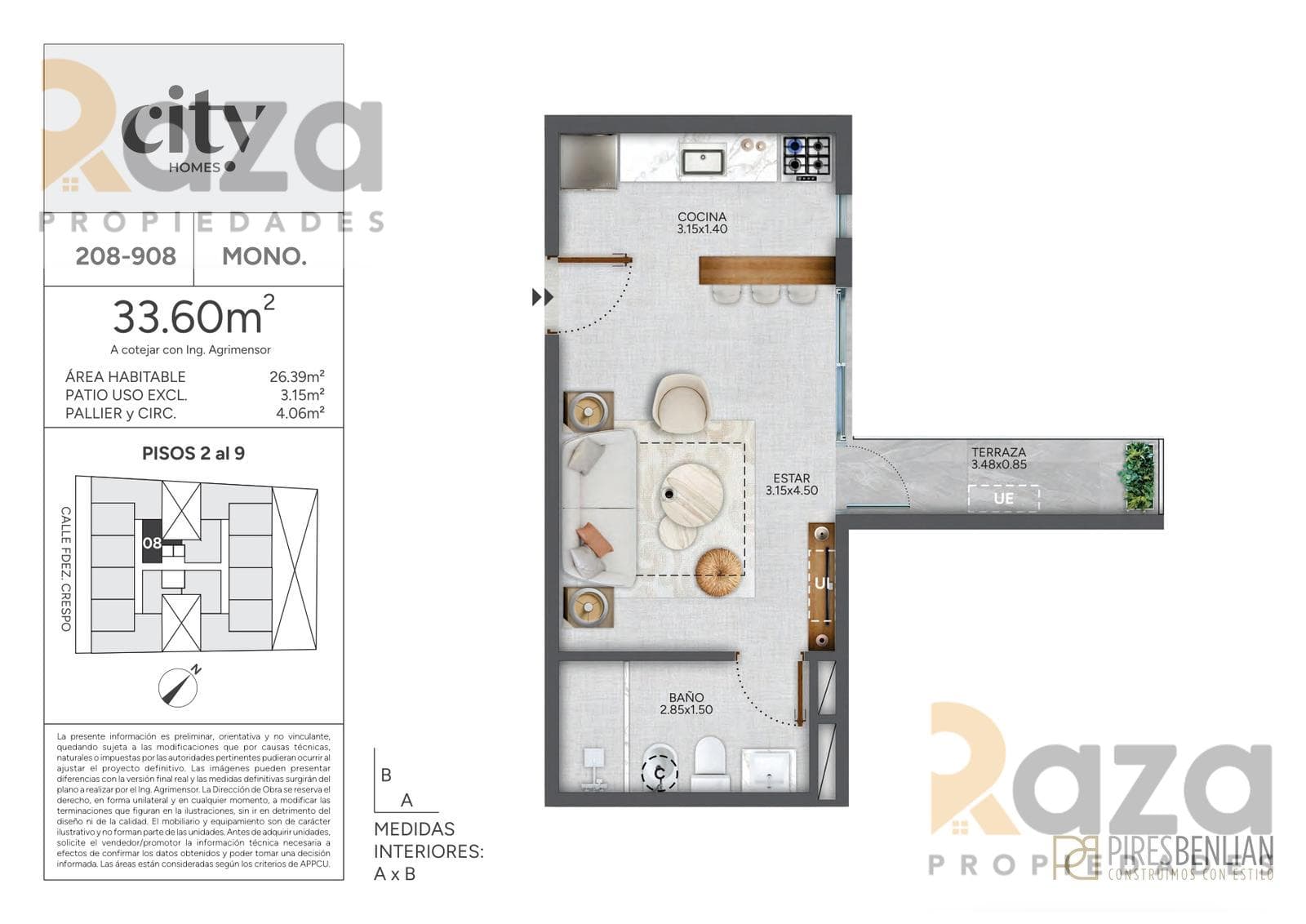 Studio Apartment for Sale in Cordón
