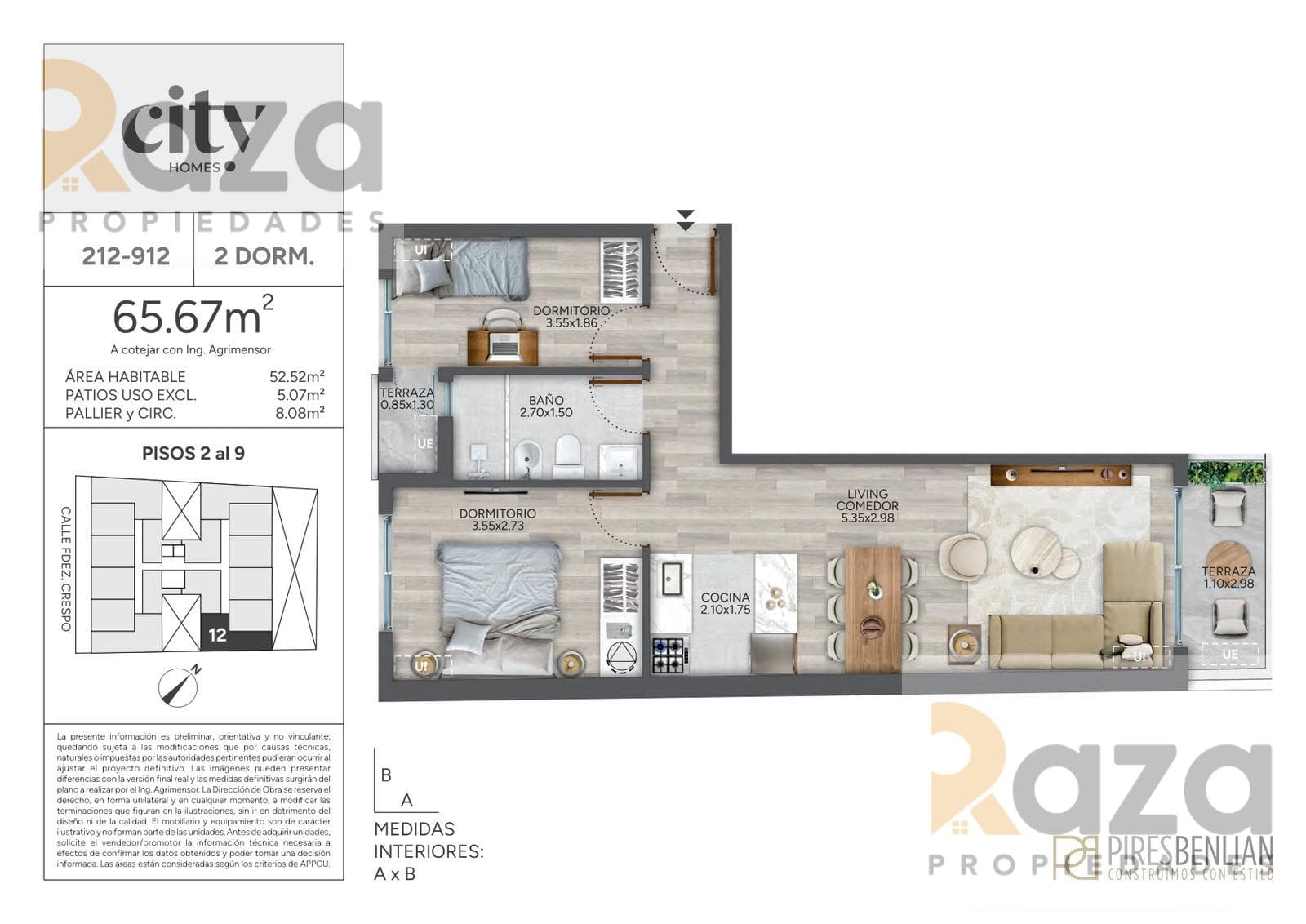 2-Bedroom Apartment for Sale in Cordón