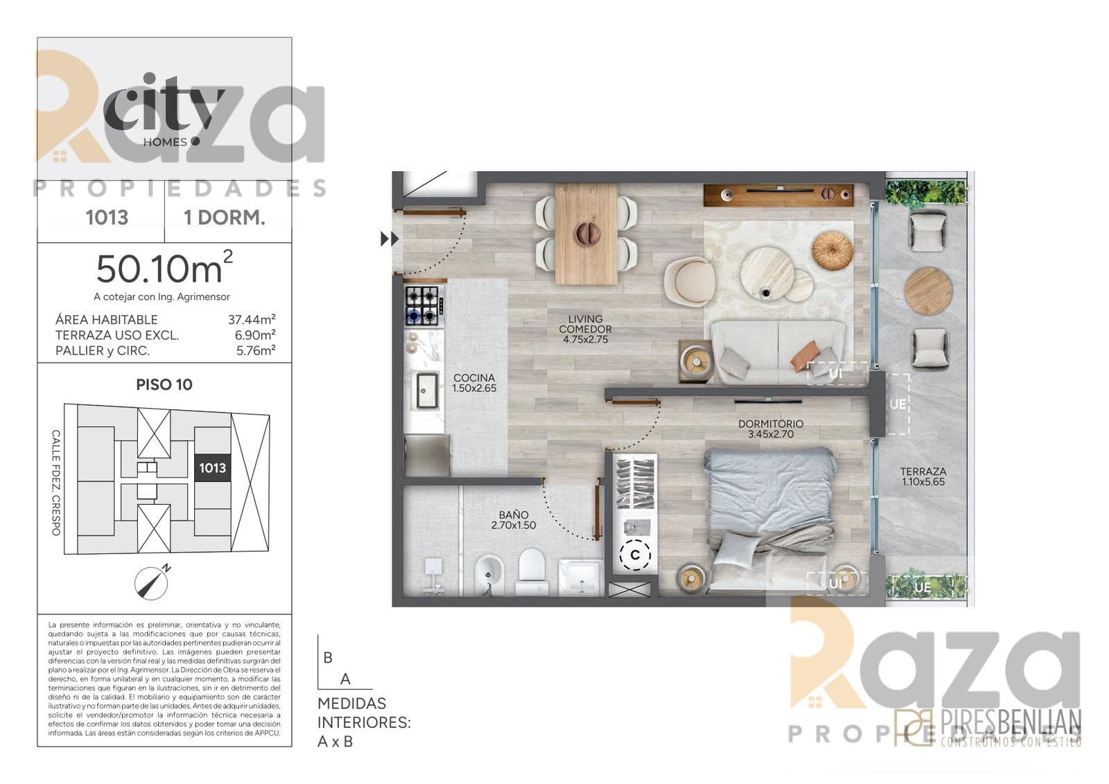 1-Bedroom Apartment for Sale in Cordón