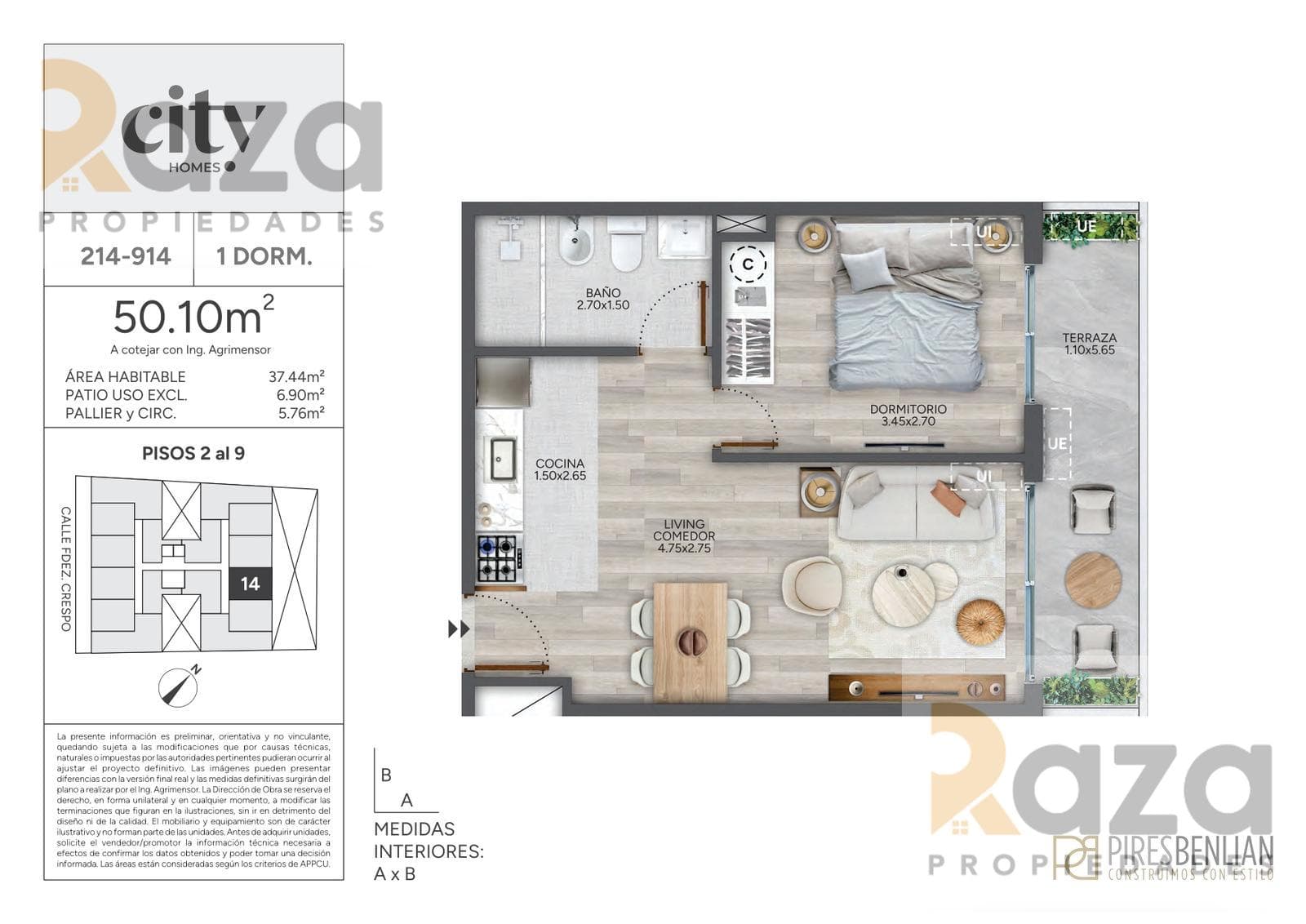 1-Bedroom Apartment for Sale in Cordón