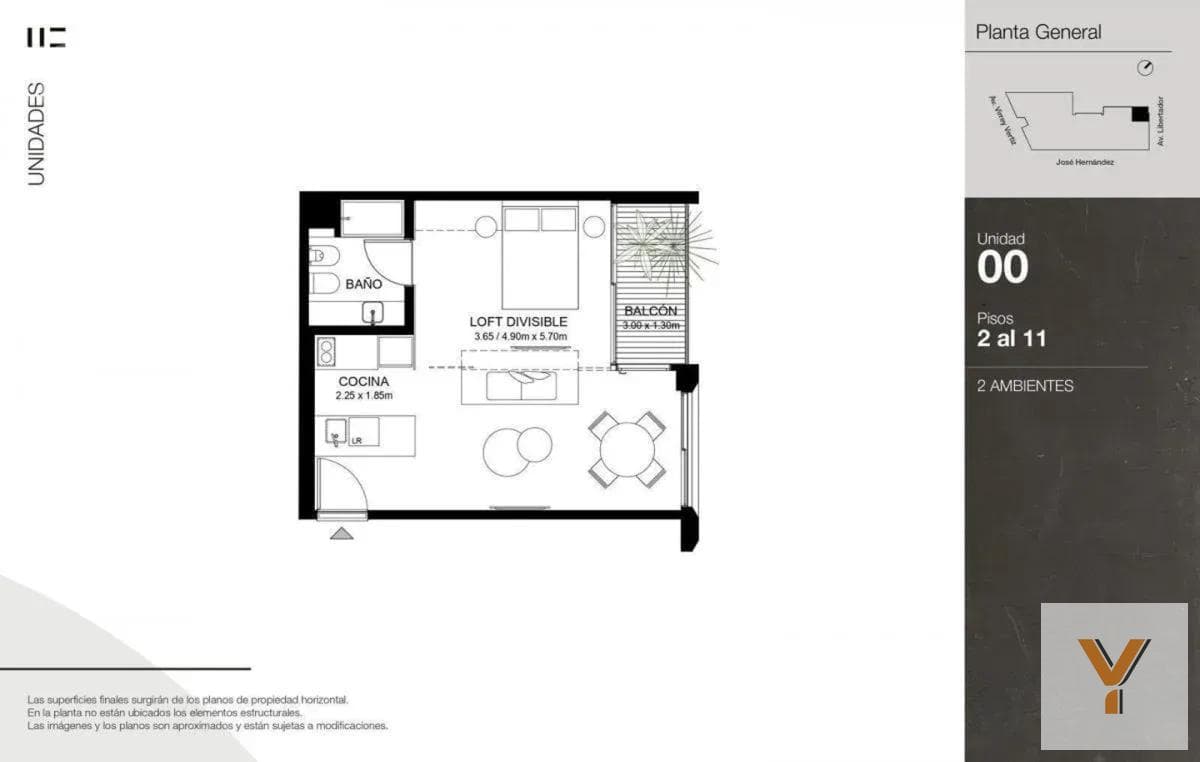 Apartment for Sale - 1 Bedroom, 1 Bathroom - 43 m² - Belgrano