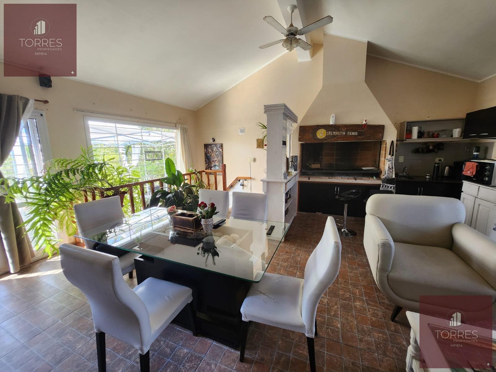 HOUSE FOR SALE IN MERLO, SAN LUIS. HEATED POOL, TERRACE, BARBECUE AREA