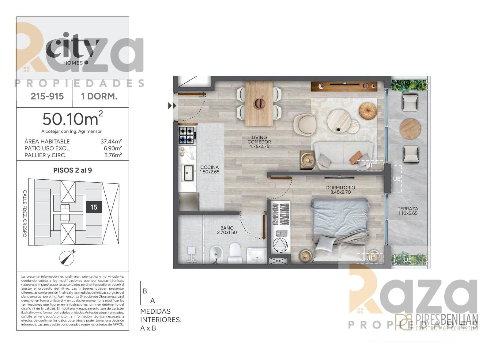 1-Bedroom Apartment for Sale in Cordón