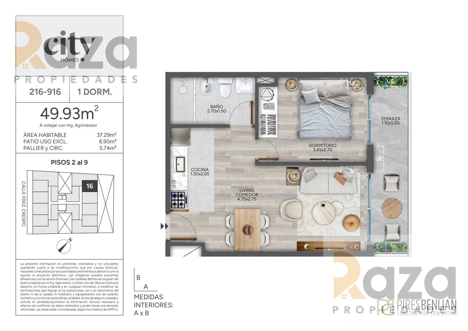 1-Bedroom Apartment for Sale in Cordón