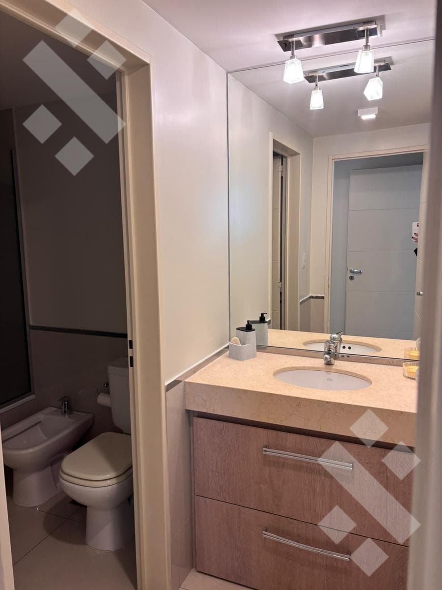 FURNISHED 2-BEDROOM APARTMENT FOR RENT WITH GARAGE IN THE GEMMA II BUILDING - LELOIR AND ENTRE RIOS