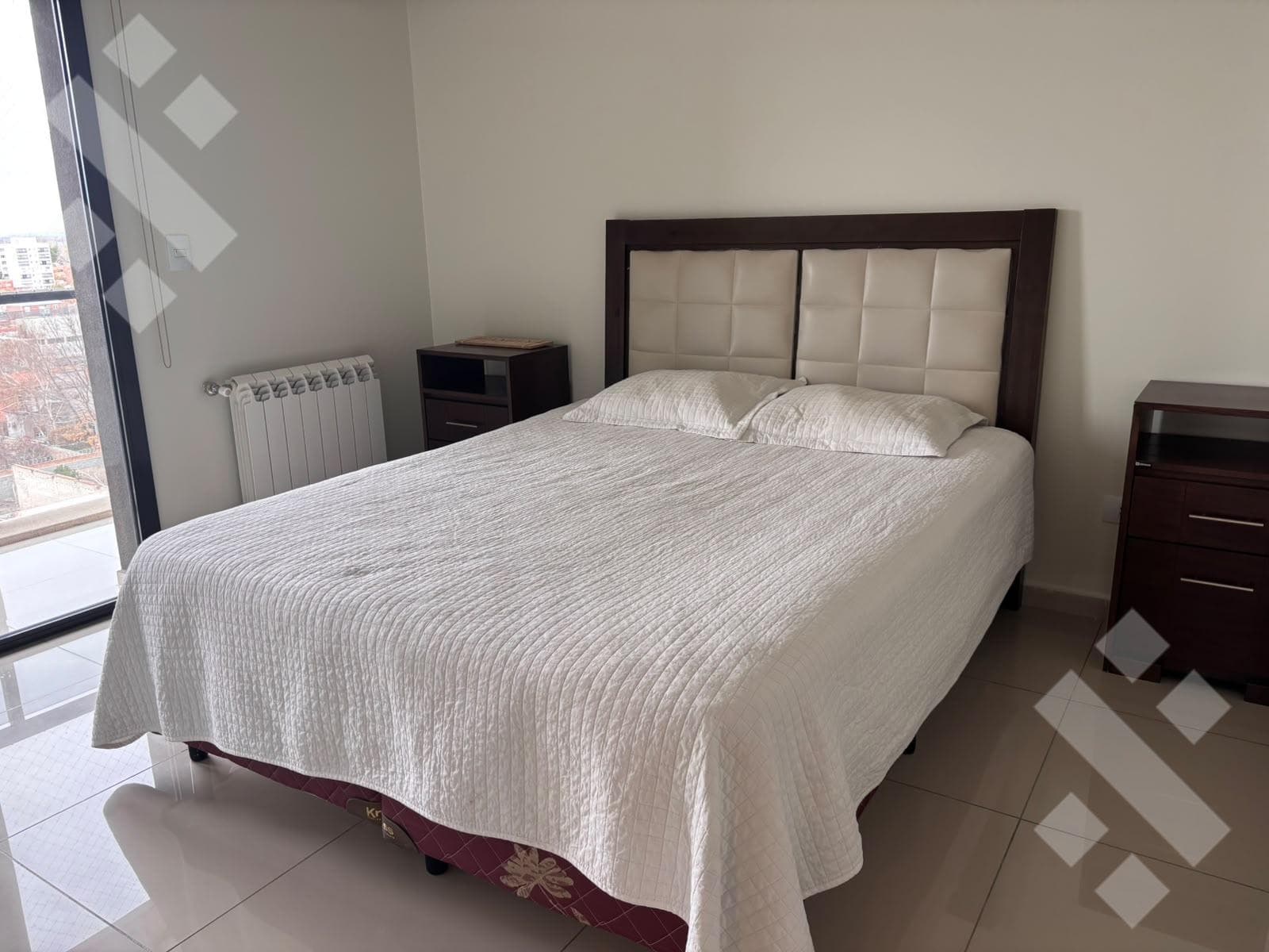 FURNISHED 2-BEDROOM APARTMENT FOR RENT WITH GARAGE IN THE GEMMA II BUILDING - LELOIR AND ENTRE RIOS