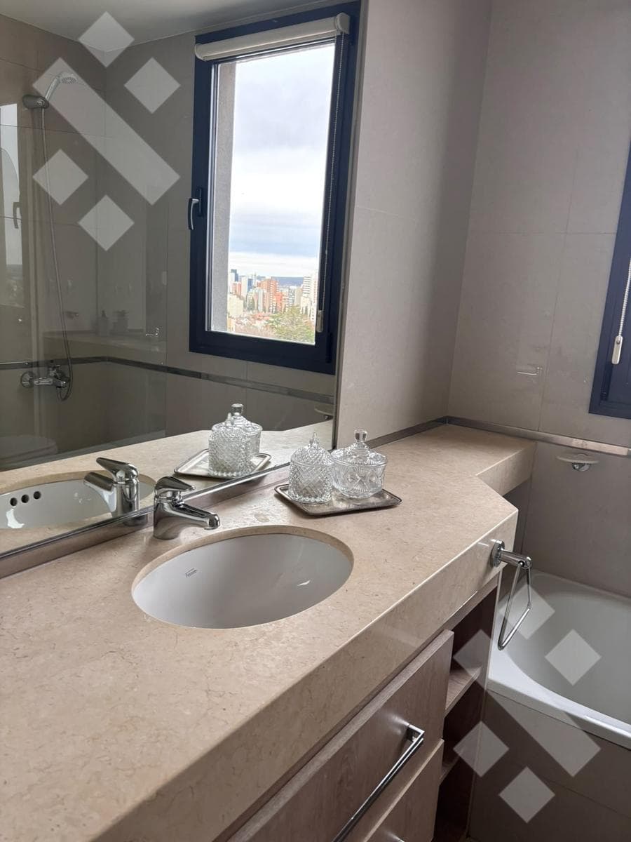 FURNISHED 2-BEDROOM APARTMENT FOR RENT WITH GARAGE IN THE GEMMA II BUILDING - LELOIR AND ENTRE RIOS