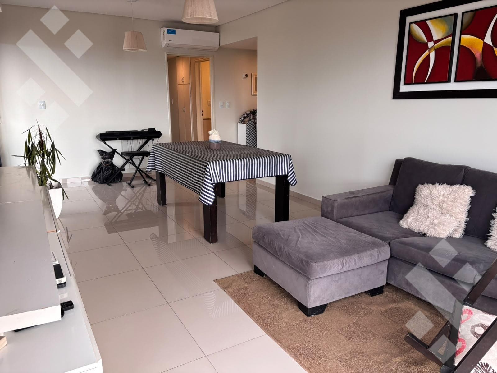 FURNISHED 2-BEDROOM APARTMENT FOR RENT WITH GARAGE IN THE GEMMA II BUILDING - LELOIR AND ENTRE RIOS