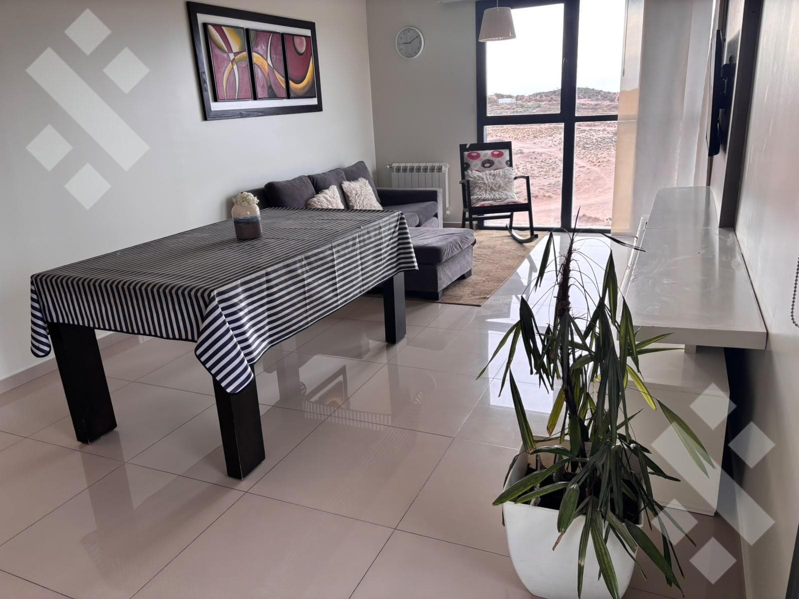 FURNISHED 2-BEDROOM APARTMENT FOR RENT WITH GARAGE IN THE GEMMA II BUILDING - LELOIR AND ENTRE RIOS