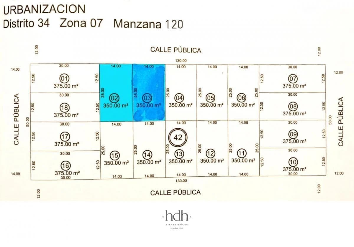 350 m² lot for sale