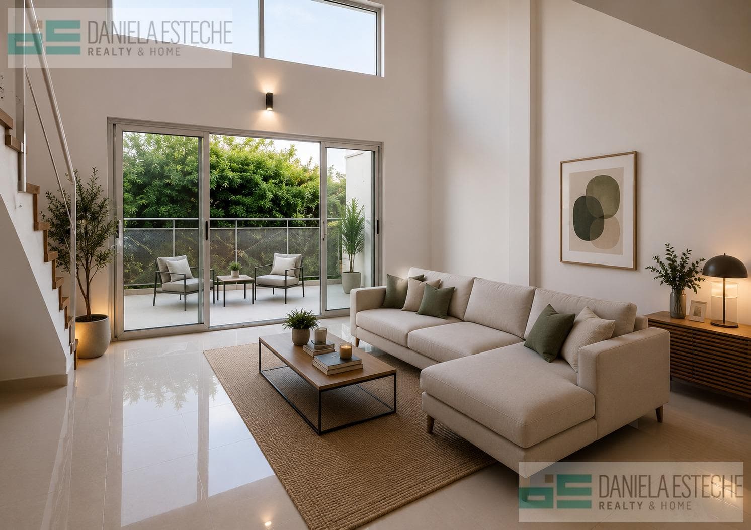 Very bright duplex apartment