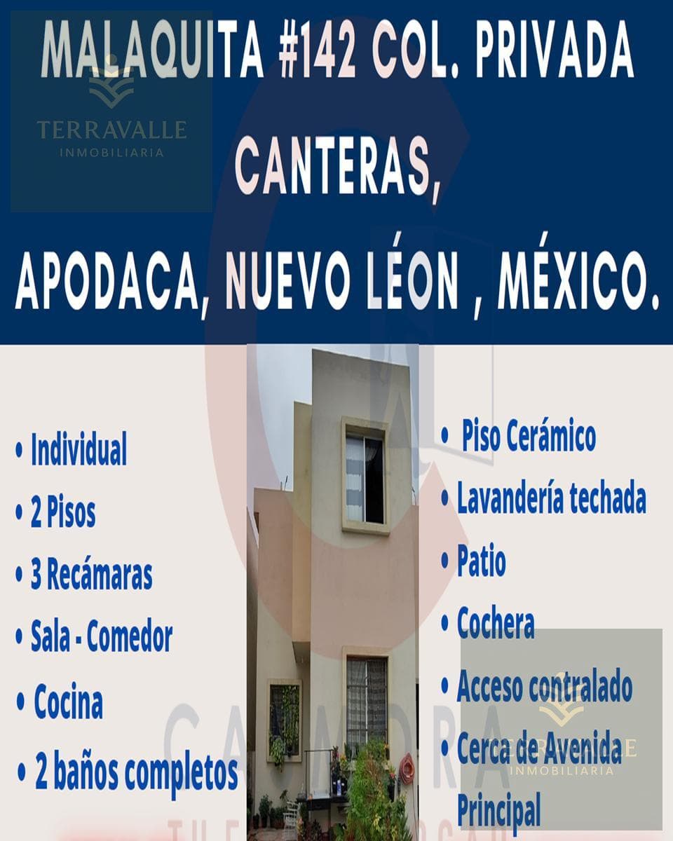 FOR SALE: House in Col. Privadas Canteras, Apodaca, Nuevo León