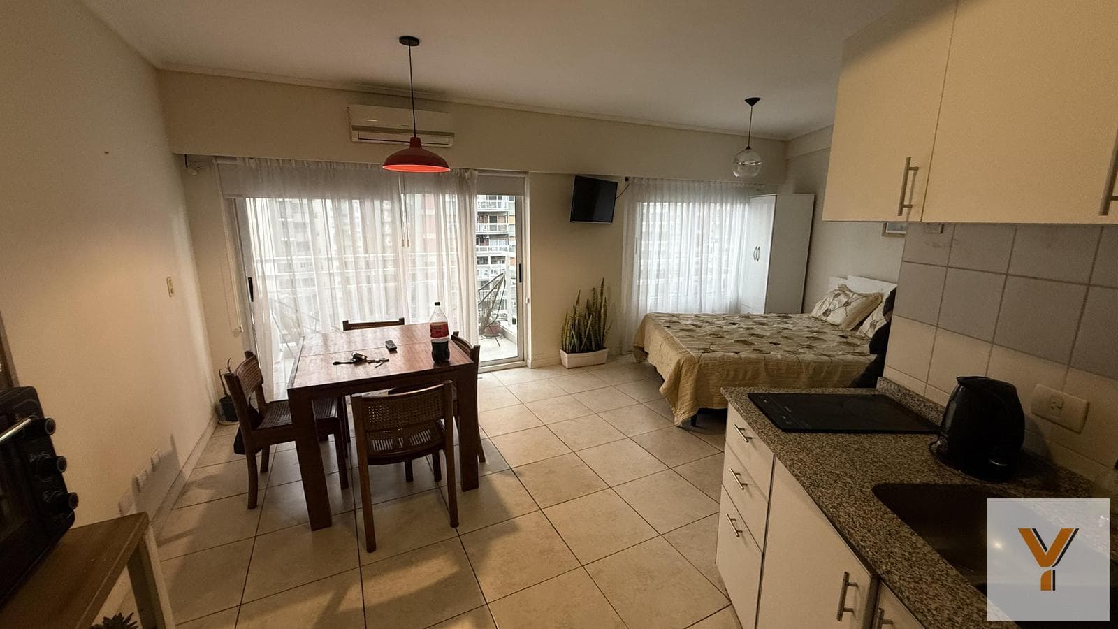 Studio Apartment for Rent in Caballito with Balcony and Pool