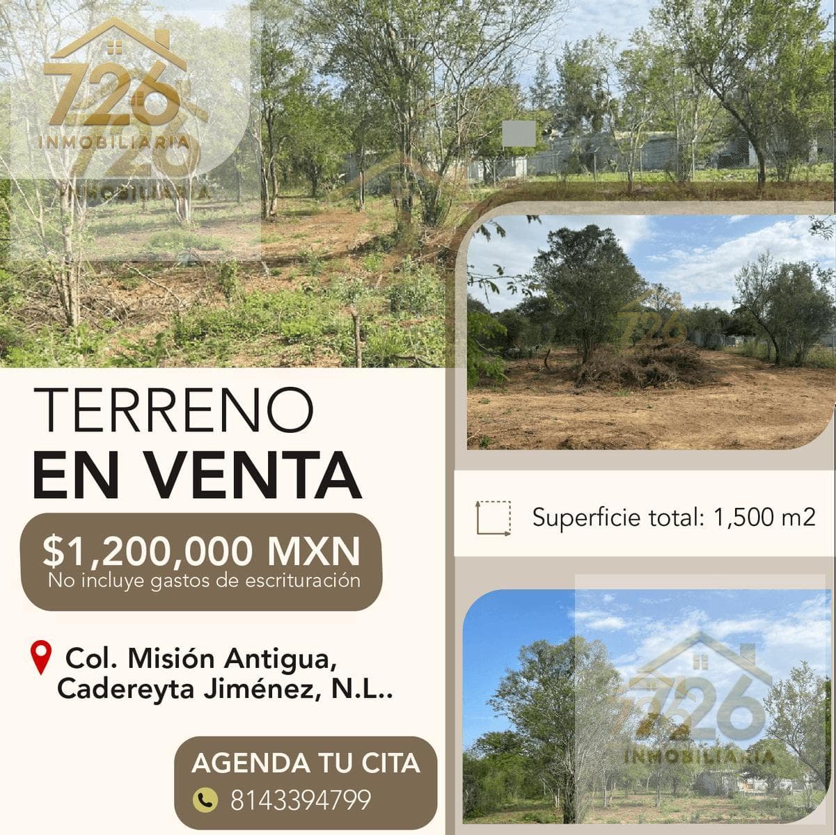 Rural Land for Sale, Cadereyta Jiménez, Nuevo León