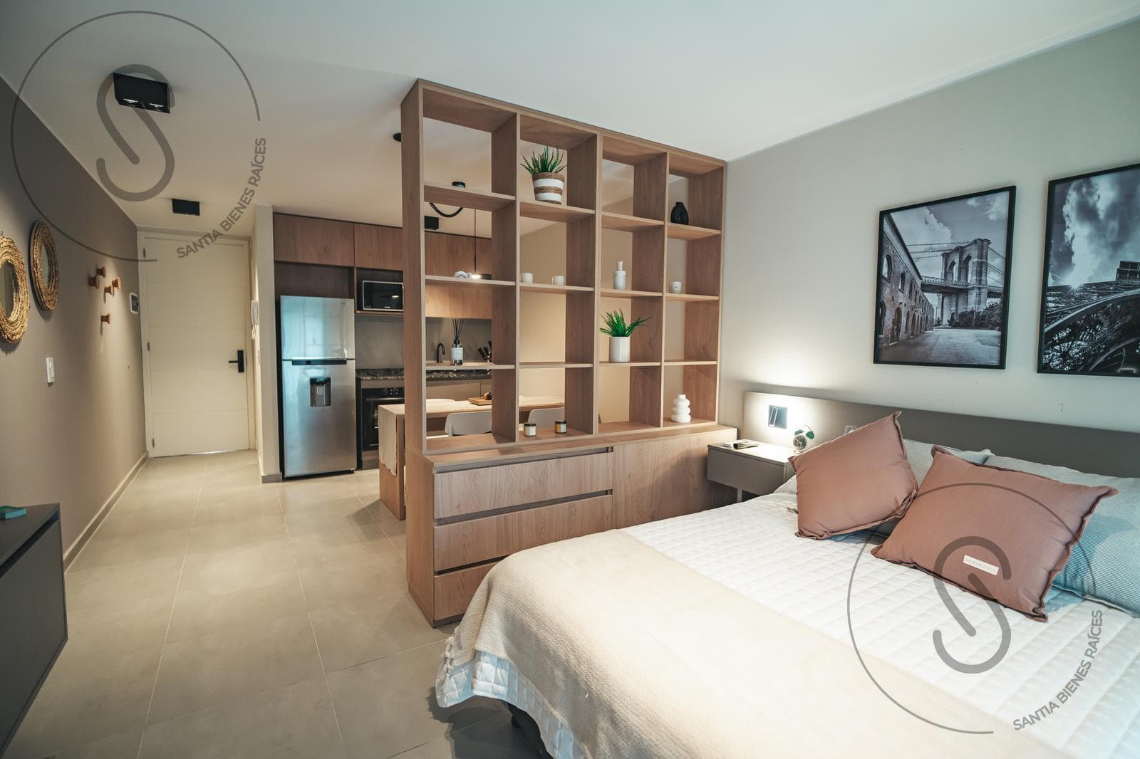 STUDIO APARTMENT FOR SALE WITH FRONT BALCONY AND BARBECUE IN NUEVA CBA