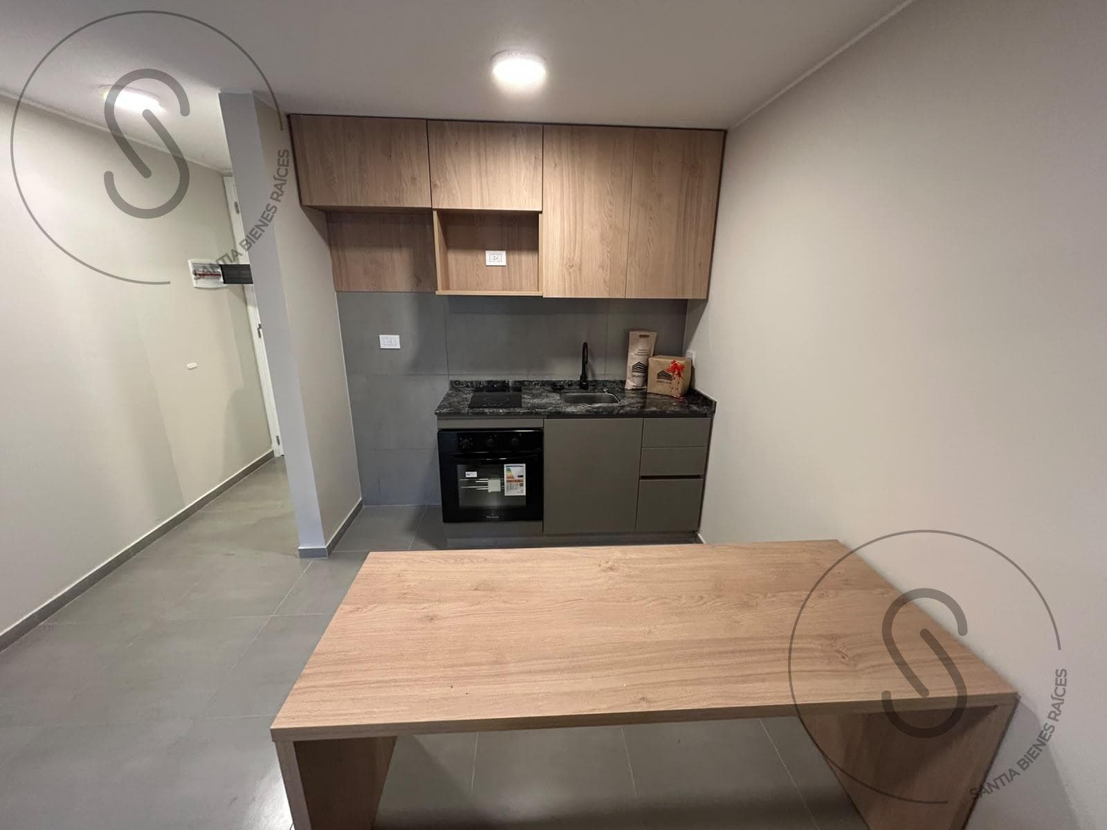 STUDIO APARTMENT FOR SALE WITH FRONT BALCONY AND BARBECUE IN NUEVA CBA