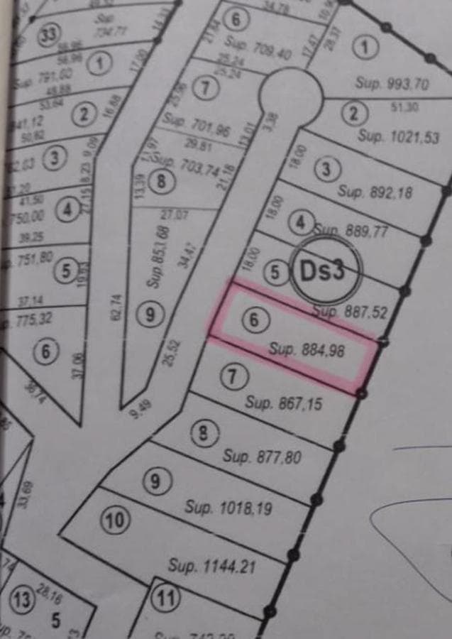 884 M² LOT FOR SALE IN THE VISTAS DEL LAGO NEIGHBORHOOD - CARLOS PAZ