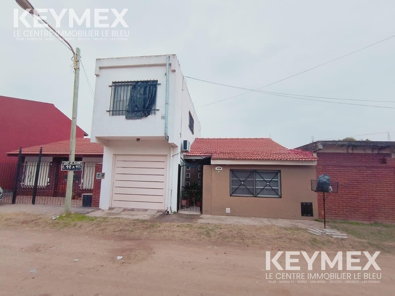 Two-story house for sale to continue construction