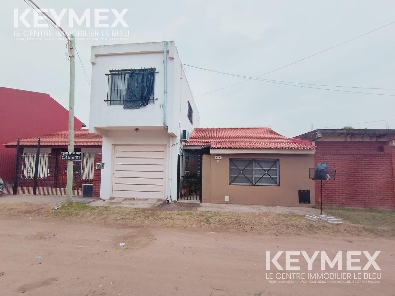 Two-story house for sale to continue construction