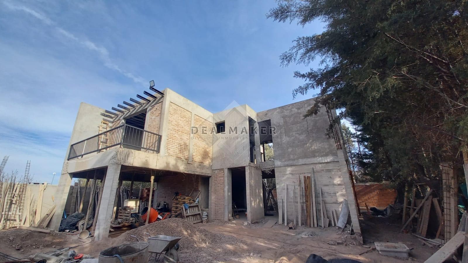 Brand-new apartments in a building under construction