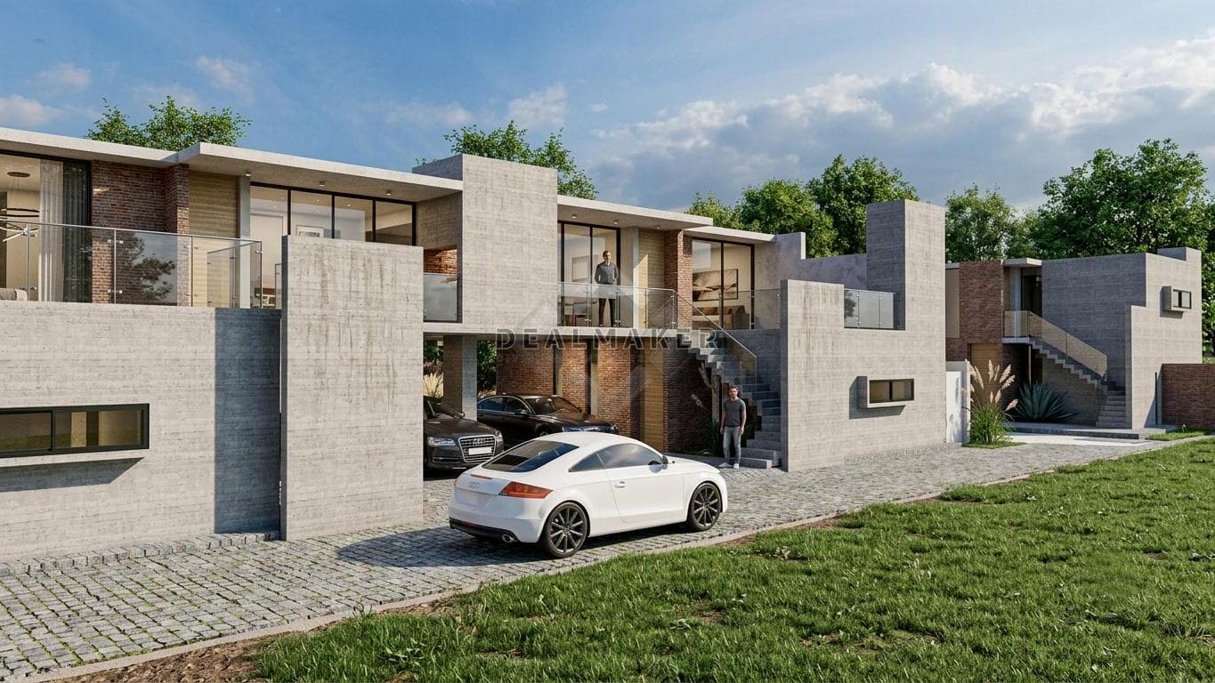 Brand-new apartments in a building under construction