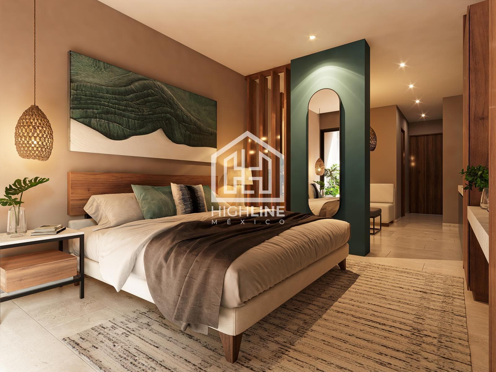 APARTMENT IN PLAYA DEL CARMEN, 2 BEDROOMS, POOL, ROI, HOT TUB