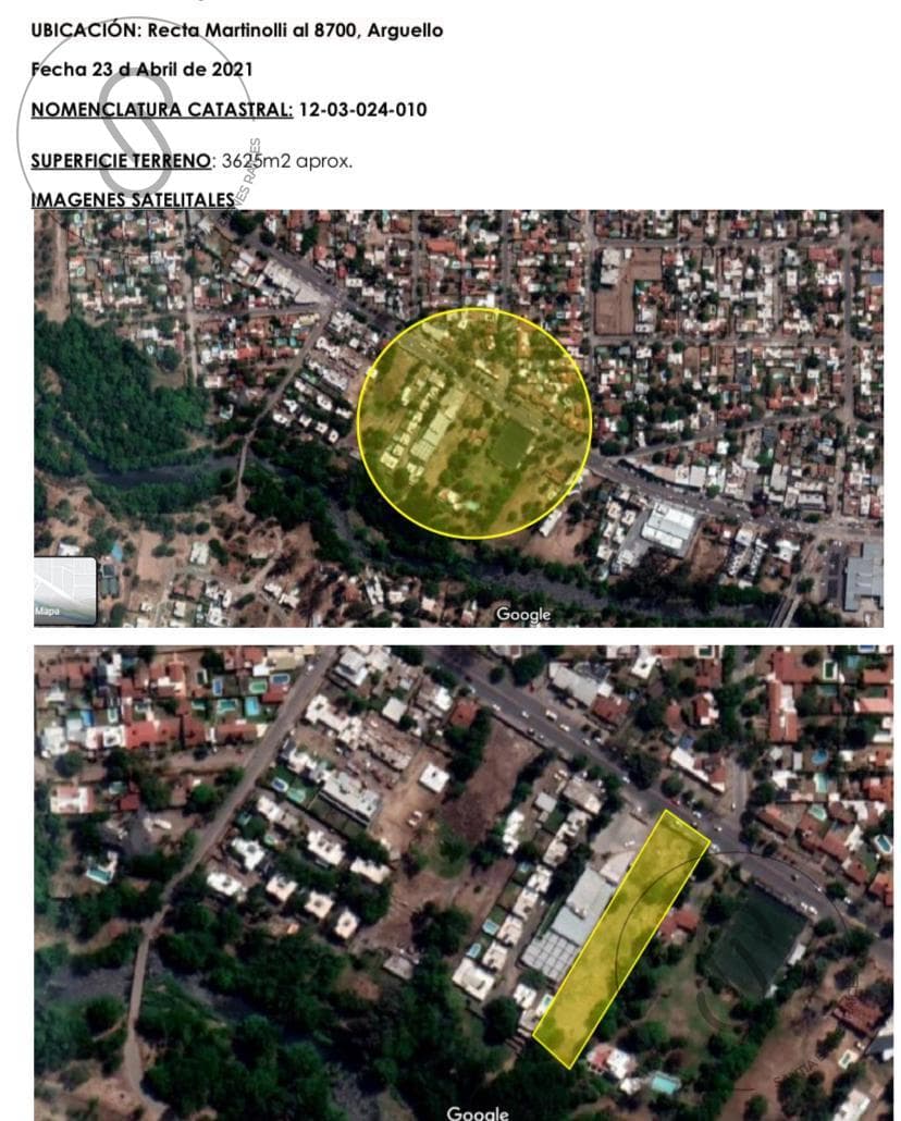 Land in Villa Belgrano