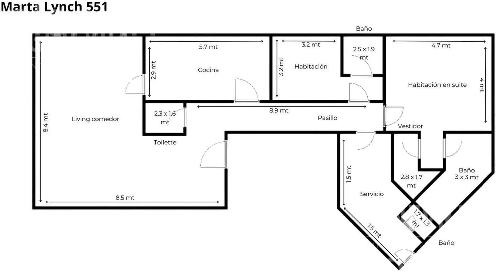 Apartment for Sale, 3-room, Torre Renoir II - Puerto Madero.