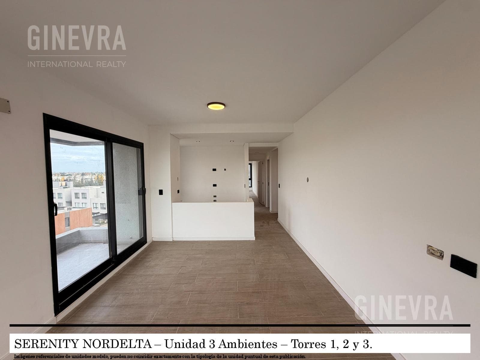 Brand-new 3-room apartment for sale in Nordelta