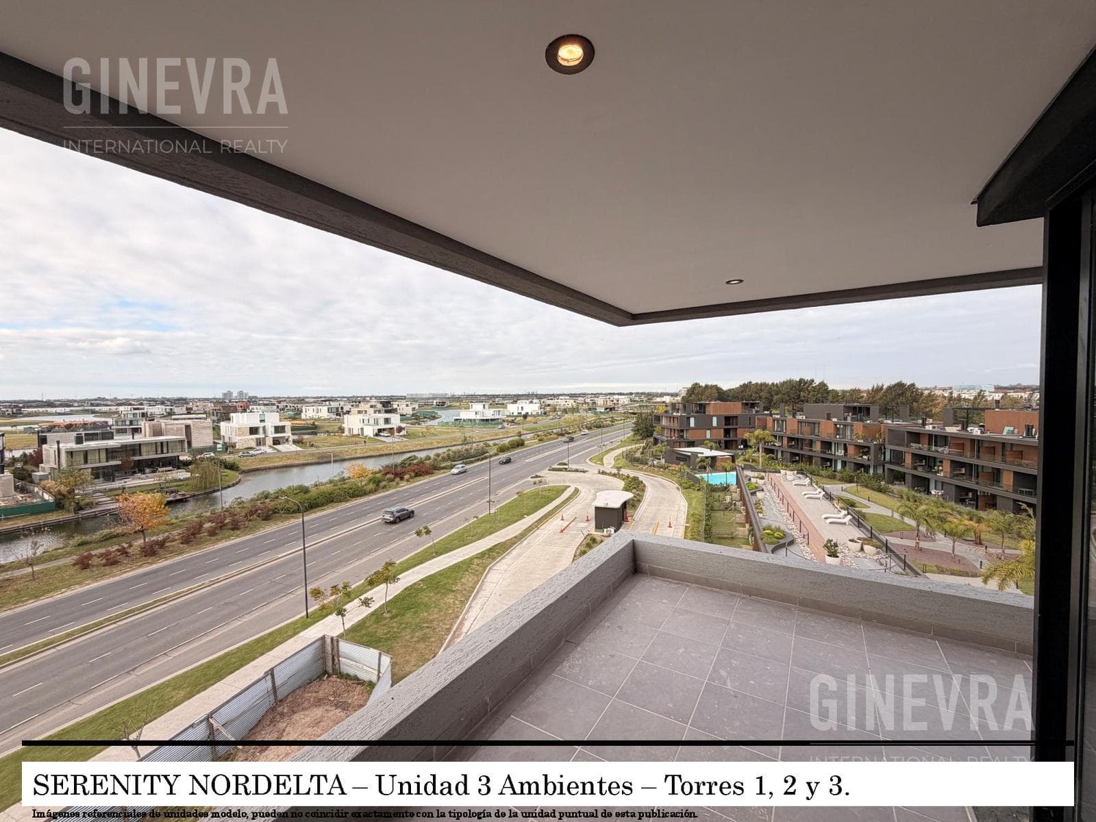 Brand-new 3-room apartment for sale in Nordelta